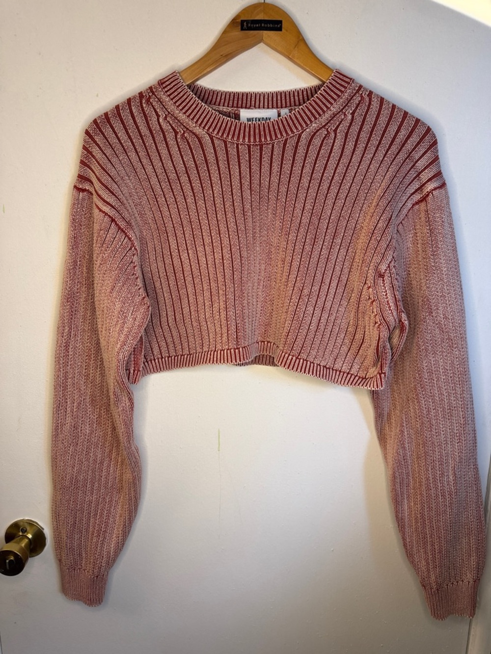Weekday Ribbed Cropped Sweater